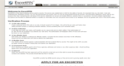 Desktop Screenshot of escortpin.com